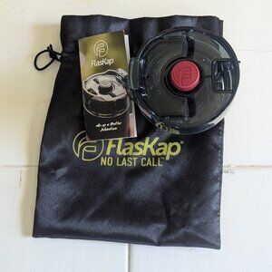 New FlasKap with Bag & Instructions – Leakproof, Portable